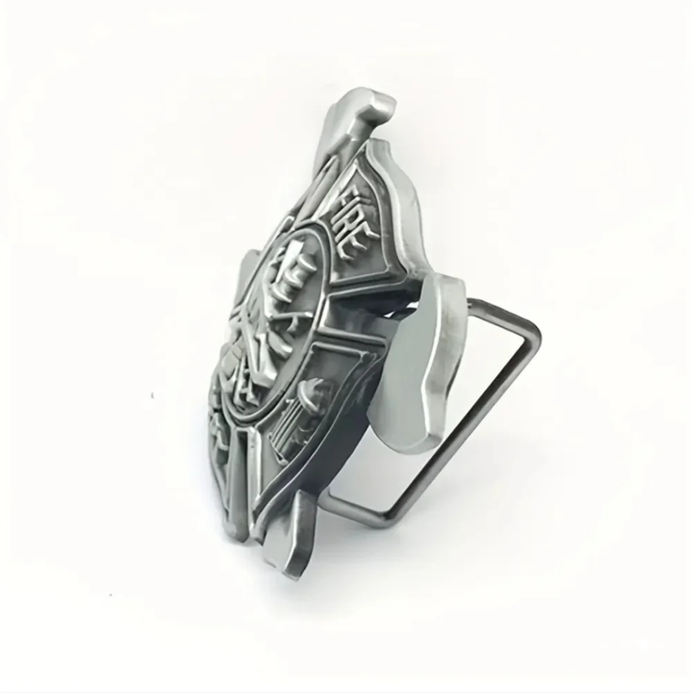 New firefighter men's belt buckle fire department